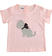 T-shirt 100% cotone con gatto di paillettes reversibili ido			ROSA CHIARO-2617