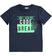 T-shirt 100% cotone "Code break" ido NAVY-3854