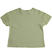 T-shirt 100% cotono con scritta "OK" di paillettes reversibili ido VERDE SALVIA-5454_back