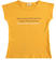 T-shirt 100% cotone con scritta ido GIALLO-1645