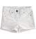 Pantalone corto in twill con banda di paillettes ido BIANCO-0113