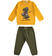Tuta due pezzi 100% cotone ido GIALLO-1615