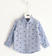 Camicia classica 100% cotone con macchinine ido			AZZURRO-BLU-6RG2