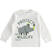 Maglietta girocollo 100% cotone con stampa "Protect The Wildlife" ido PANNA-0112