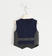 Elegante gilet in tessuto maglia jacquard ido NAVY-3854 back