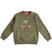 Felpa girocollo Emoji ido			VERDE MILITARE-5557