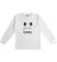 Maglietta girocollo Emoji in jersey 100% cotone ido PANNA-0112