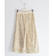 Pantalone lungo in tulle con paillettes ido BEIGE-0151 back