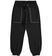 Pantalone in felpa 100% cotone con piccole borchie ido NERO-0658