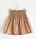 Gonna in tessuto lucido ido BEIGE-1117 back