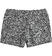 Shorts bambina in jersey stretch stampa all over ido BIANCO-NERO-6SZ5