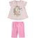 Completo bambina t-shirt e pantaloni corti iDO ido			ROSA-ROSA-8055