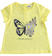 T-shirt bambina maniche corte  con stampa grafica ido			GIALLO-1417