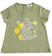 T-shirt bambina maniche corte  con stampa grafica ido			VERDE SALVIA-5454