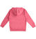 Felpa bambina 100% cotone con stampa e cappuccio ido ROSA-2325 back