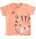 T-shirt neonato modello unisex con dolce stampa ido			ARANCIO-ANTRACITE-8184