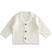 Cardigan neonato in tricot 100% cotone con taschino ido PANNA-0112