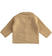 Cardigan neonato in tricot 100% cotone con taschino ido BEIGE-0737_back