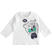 Maglietta neonato con stampe diverse 100% cotone ido			BIANCO-VERDE-8036