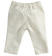 Pantalone neonato in twill stretch di cotone ido ECRU-0124_back