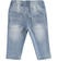 Jeans neonato in denim stretch di cotone ido STONE BLEACH-7350 back