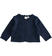 Cardigan neonata con cuori in tricot 100% cotone ido NAVY-3854