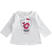 Maglietta manica lunga neonata in 100% cotone ido			BIANCO-0113