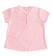 T-shirt neonata 100% cotone con cuore di fiori ido ROSA-2763_back