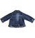 Giubbotto neonata in denim con fiocchi ido STONE WASHED-7450_back