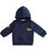 Felpa bambino 100% cotone con zip e cappuccio ido NAVY-3854