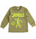 Maglietta bambino girocollo con stampa tigre ido			GREEN-5533