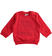 Felpa bambino 100% cotone con ricamo ido			ROSSO-2256