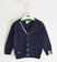 Cardigan bambino 100% cotone in tricot ido NAVY-3854