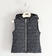 Gilet bambina in nylon fantasia piccoli pois ido BIANCO-NERO-6QA2