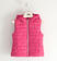 Gilet bambina in nylon fantasia piccoli pois ido BIANCO-FUCSIA-6QA3