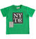 T-shirt bambino con stampa 100% cotone ido			VERDE-5156