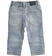 Jeans bambino in denim joggers fit ido STONE BLEACH-7350_back