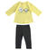 Completo bambina in 100% cotone con stampe diverse ido GIALLO-1454