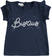 T-shirt bambina in jersey con ricamo di paillettes ido NAVY-3854