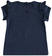 T-shirt bambina in jersey con ricamo di paillettes ido NAVY-3854 back