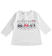 Maglietta bambina manica lunga 100% cotone ido			BIANCO-0113