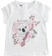 T-shirt bambina in 100% cotone con koala ido BIANCO-0113