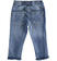 Jeans bambina in denim stretch sfrangiati ido STONE BLEACH-7350_back