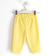 Pantaloni bambina in felpa di cotone con fusciacca ido GIALLO-1454_back