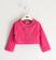 Giacca bambina in twill con strass ido FUXIA-2445