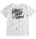 T-shirt bambino in 100% cotone stampa skate ido BIANCO-NERO-6ST6_back