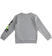 Felpa per bambino stampa Emoji dettagli fluo ido GRIGIO MELANGE-8992 back