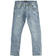 Jeans bambino in denim strtech di cotone ido STONE BLEACH-7350