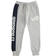 Pantalone sportivo bambino con inserto a colore ido			GRIGIO MELANGE-8992