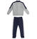 Tuta bambino in felpa con stampe e applicazioni ido GRIGIO MELANGE-8992 back